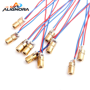 Diodos Láser de 5mW y 650 nm, Diodo Láser de Punto Rojo, Circuito de Diodo Láser de 3V/5V, Módulo de 5mW y 650nm, Puntero, Cabeza de Cobre - Product Image 1