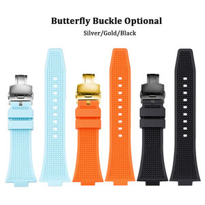 Bracelets de montre en silicone à dégagement rapide pour hommes, bracelets de montre en caoutchouc pour Tissot <span class=keywords><strong>Prx</strong></span> 1853, pour Powermatic <span class=keywords><strong>80</strong></span> - Product Image 5