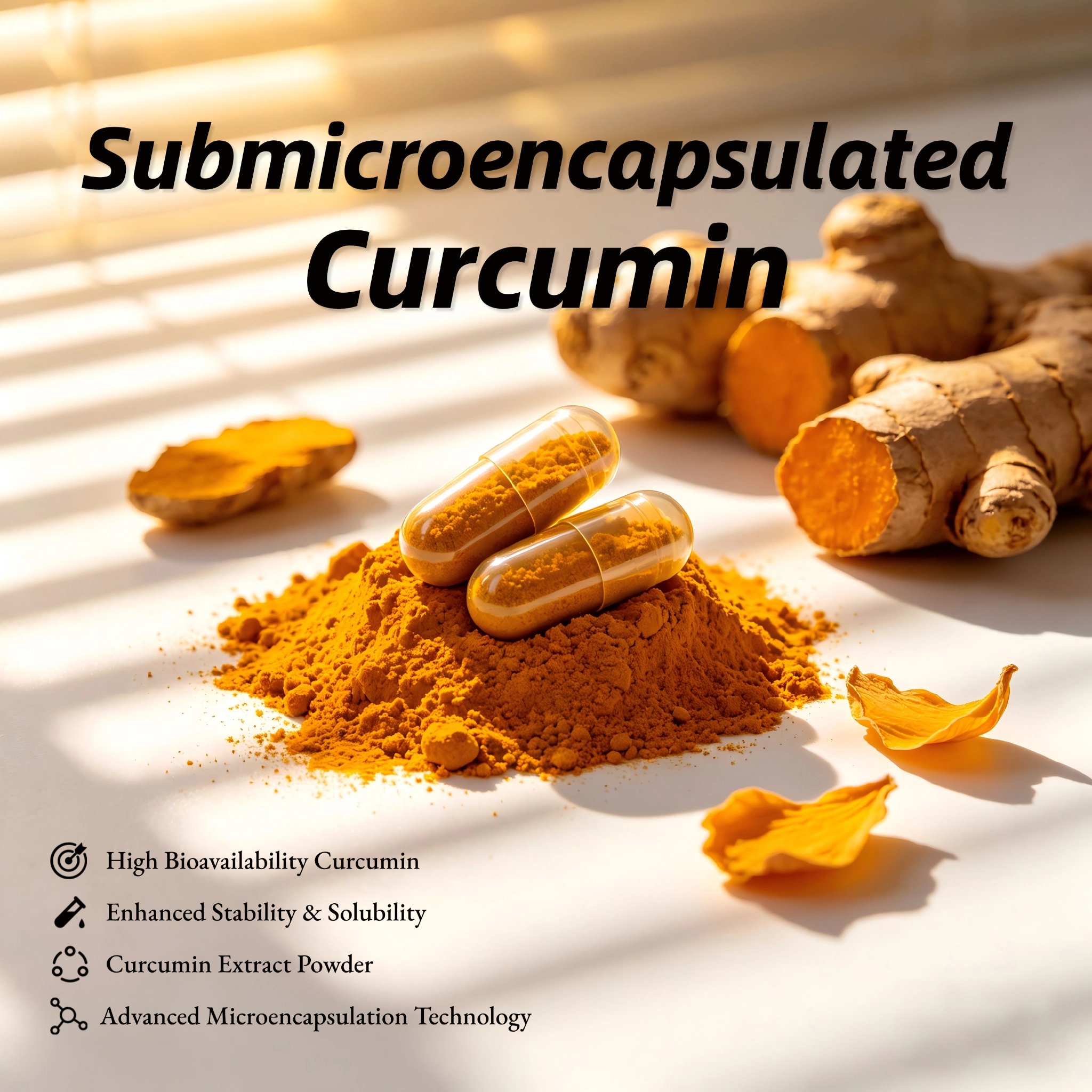 Wild Herbal Extract High Bioavailability Nano Curcumin Capsules Advanced Water Soluble Antioxidant Anti-Inflammatory CAN