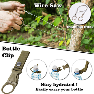 Trousse de premiers soins tactique portable pour situations d'urgence en plein air, 49 en 1, équipement de <span class=keywords><strong>camping</strong></span>, kit de survie - Product Image 2