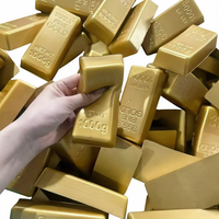 En gros, Barre d'or en mousse souple et moelleuse, simulation de brique d'or, anti-stress à presser, réaliste, à remontée lente, parfumé, unisexe