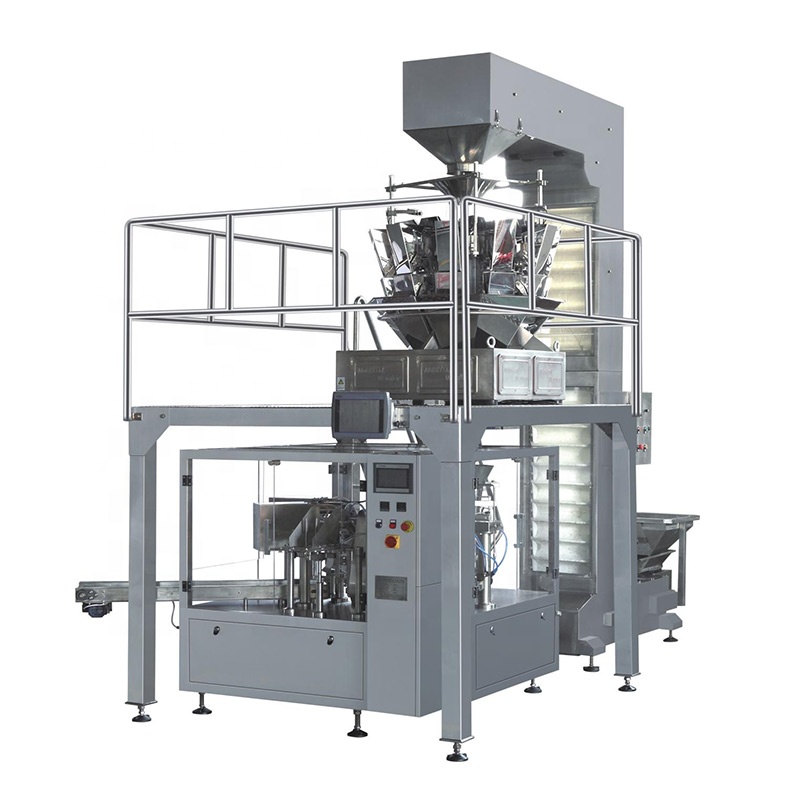 Automatic rice soybean and mung bean feed pellet packaging machine