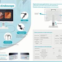 Prix d'usine, gastroscopie, instrument vétérinaire réutilisable, dispositif médical, coloscopie, endoscope vétérinaire portable