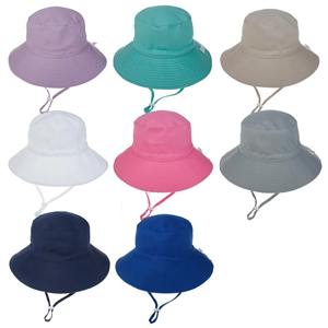 Sombrero de Sol de verano para bebé con logotipo personalizado para niñas y niños al aire libre <span class=keywords><strong>Anti</strong></span> <span class=keywords><strong>UV</strong></span> niños gorras de playa sombrero de cubo - Product Image 4