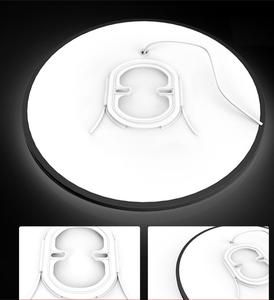 2025 modèle LED tout spectre Anti-choc plafonnier minimaliste moderne abat-jour <span class=keywords><strong>blanc</strong></span> pour salon couloir balcon chambre - Product Image 4