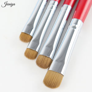 美甲用品批发科林斯基头发红木手柄UV凝胶法国刷点缀工具双头美甲双刷 - Product Image 5