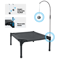 CanboPet Lit hamac doux pour chat et chiot, rafraîchissant, respirant et surélevé