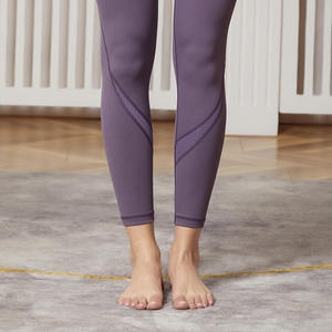 Leggings Deportivos de Yoga para Mujer, Color Morado, Sin Costuras, de Alta Calidad, para Entrenamiento, Fitness y Gimnasio - Product Image 5