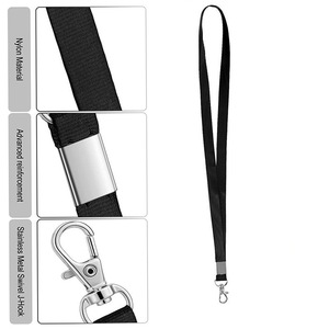 En stock : Ensemble de porte-clés anti-perte robuste avec cordon rétractable pour badge et carte d'identité, doté d'une boucle à tirage facile. - Product Image 5