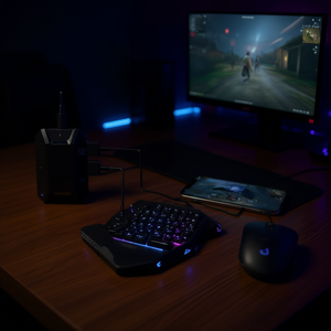 Gaming Trigger Adapter <b>for</b> <b>Keyboard</b> and Mouse on Phone or <b>Tablet</b> by Ele-Gate, ABS Material, Compact Design <b>for</b> Mobile Gaming, Co - Product Image 2