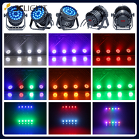 18pcs 24pcs 10w Rgbw 4In1 Étanche Led Par Lumière 54pcs 54*3w Ip68 Extérieur Led Par Can Stage Light