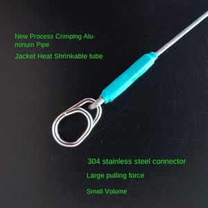 1237-10 fil avant 304 fond en acier inoxydable <span class=keywords><strong>ligne</strong></span> <span class=keywords><strong>de</strong></span> pêche Anti-morsure basse haute vitesse bleu océan plage doux anti-rayures main - Product Image 3