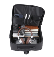 Ransel Unisex Kapasitas Besar Berbahan Oxford Polyester Tahan Lama, Multifungsi untuk Bisnis, Dilengkapi Port USB untuk Pengisian Daya Laptop