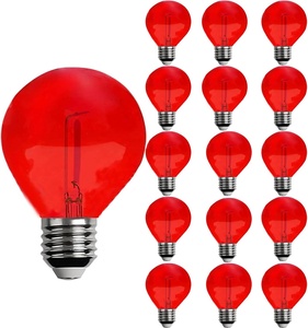 JESLED G40 rojo/verde/azul/amarillo/rosa/naranja/púrpura/blanco cálido bombilla E12 E14 <span class=keywords><strong>E26</strong></span> <span class=keywords><strong>E27</strong></span> B22 B15 Base G40 bombillas CE ETL - Product Image 6