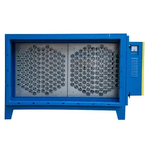Commercial kitchen air filter esp electrostatic precipitator with galvanized sheet metal exterior