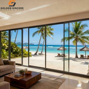 Porte coulissante panoramique en aluminium minimaliste GS de grande taille pour l'intérieur et l'extérieur - Product Image 6