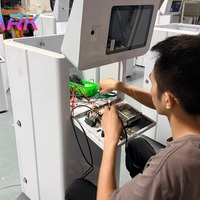 Terminal Pembaca Kartu Sistem Manajemen Arcade Komersial dengan Mesin Kartu Gesek RFID WiFi untuk Operator Pusat Permainan