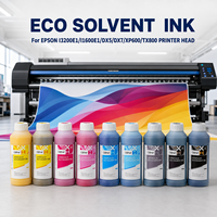Encre éco-solvant résistante aux intempéries pendant deux ans pour Epson I3200E1 DX7 XP600 TX800, encre d'impression publicitaire extérieure 1L 5L