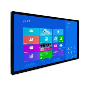 32 43 49 55 65inch window system digital signage wall mount touch interactive pc self service digital monitor