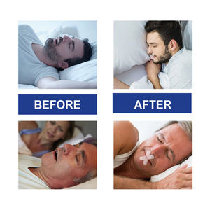 Kustom penutupan Patch mendengkur Buster membentuk kembali sehat mulut bernapas suara tidur sepanjang malam kain bukan tenunan tidur - Product Image 5