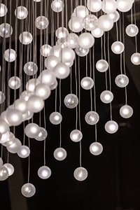 Ecojas Kính Sang Trọng Đèn Chùm Cho Sảnh Khách Sạn Siêu Thị Đám Cưới Khách Sạn Thiết Kế Mới Lớn Pendent Ánh Sáng - Product Image 3