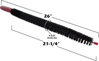 Kit de nettoyage pour sécheuse, brosse à peluches, nettoyeur de conduit d'aération, brosse flexible longue pour bobine de réfrigérateur, nettoyeur de conduit d'aération de sécheuse