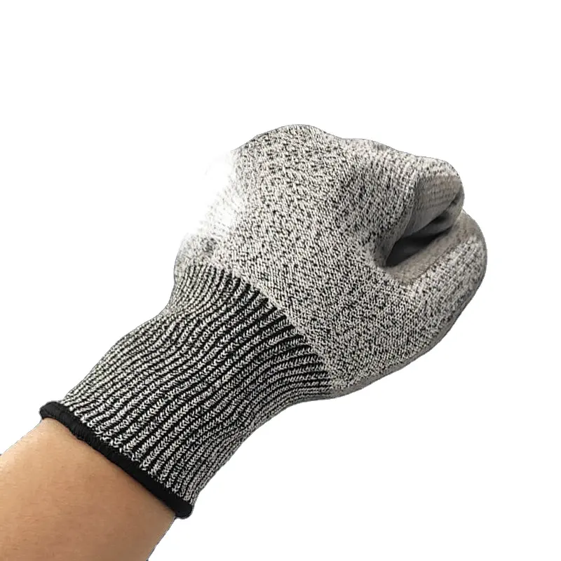 Hppe ถุงมือทำงานกันบาด,ถุงมือทำงานป้องกันการถลอกเคลือบปาล์ม PU ประสิทธิภาพสูงสุด