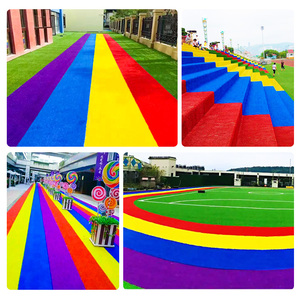 <span class=keywords><strong>Tapis</strong></span> d'herbe artificielle coloré, piste arc-en-ciel, <span class=keywords><strong>tapis</strong></span> <span class=keywords><strong>de</strong></span> <span class=keywords><strong>sol</strong></span> pour aire <span class=keywords><strong>de</strong></span> jeux extérieure, pour école maternelle, sports - Product Image 6