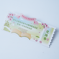Impression de billets d'avion personnalisés de haute qualité avec support en carton, respectueux de l'environnement et logo personnalisé