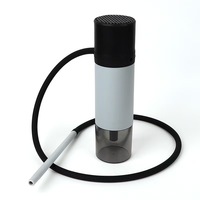 Ensemble de mini chicha portable en plastique givré pour voiture et utilisation en extérieur