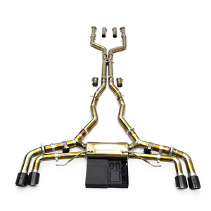 Échappement Catback Personnalisé pour BMW X5M/X6M F95/F96 4.4TT 2020-2024, Échappement Haute Performance en Titane avec Valve Électronique, Silencieux de Course - Product Image 1