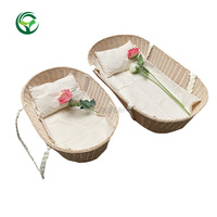 Ataúd de Mimbre Natural Estilo Japonés para Cremación de Animales, Crematorio, Funeral, Quema, Cenizas Limpias, Ataúd para Mascotas