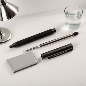 High Quality Luxury Stainless Steel Metal Ballpoint <b>Pen</b> Custom Logo Signature <b>Pens</b> Business Gift Promotion Custom Brand - Product Image 2