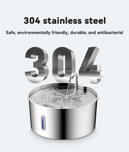 7L Großer Tragbarer Automatischer Haustier-Wasserspender Intelligente Zirkulation Edelstahl Aufladbar für Hunde und Katzen - Product Image 4