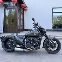 Jianshe1 King Wolf 800 800cc Cruiser : Pneu large de 360 mm et style musclé agressif