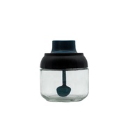 Bouteilles à condiments transparentes haut de gamme de 250 ml avec mini-cuillères pour huile, sel et assaisonnements de cuisine – Vente en gros à chaud