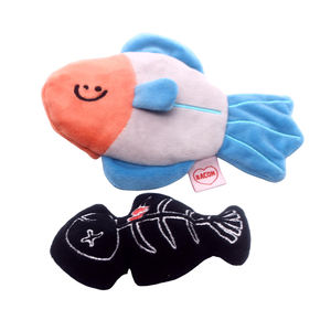 Simüle balık kemik kedi eğlence ses oyuncak yaratıcı <span class=keywords><strong>Pet</strong></span> interaktif oyuncak bebek - Product Image 1