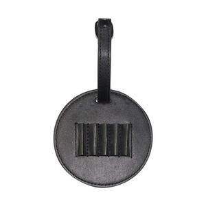 Porte-tee de golf en cuir PU avec 5 tees, étui rond portable, options noir et marron - Product Image 2
