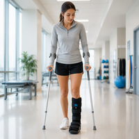 Botte de marche à coque rigide avec airbags bilatéraux dissimulés pour une compression et une stabilité ajustables – Vente en gros usine