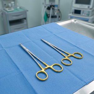 Porte-aiguilles/porte-sutures manuel réutilisable en acier inoxydable TC Mayo Hagar pour inserts TC et anneaux dorés à découper - Product Image 3