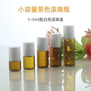 ขวดโรลออนใส ขนาด 1 มล. 2 มล. 3 มล. 5 มล. ขวดแก้วสำหรับน้ำมันหอมระเหย น้ำหอม ขวดเปล่าขนาดพกพาสำหรับเดินทาง พร้อมฝาและลูกกลิ้ง - Product Image 5