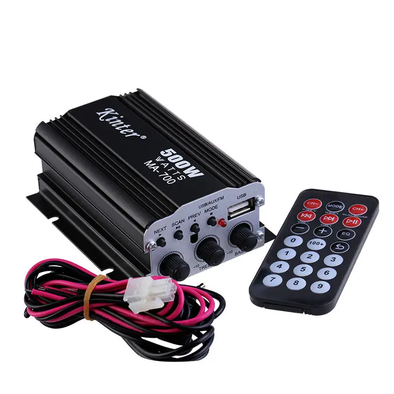 kinter MA-700 dc 12v mini car amplifier with USB FM
