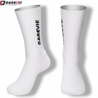 Darevie Chaussettes de cyclisme en nylon personnalisées de haute qualité à séchage rapide et sublimation de couleurs aero