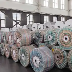 Bền Polypropylene nhựa bao tải cuộn PP dệt hình ống vải cuộn để làm cho 25kg 50kg 100kg Gạo Hạt Raffia bao bì túi