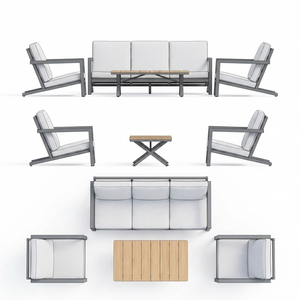 Vente chaude Ensemble <span class=keywords><strong>de</strong></span> canapé <span class=keywords><strong>de</strong></span> <span class=keywords><strong>jardin</strong></span> en <span class=keywords><strong>aluminium</strong></span> imperméable <span class=keywords><strong>et</strong></span> écologique Meubles d'extérieur modernes <span class=keywords><strong>Salon</strong></span> <span class=keywords><strong>de</strong></span> détente Terrasse Hôtel - Product Image 5