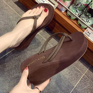 Tongs plates en TPR pour femmes, sandales plates pour mariage sur la plage, compensées pour femmes, <span class=keywords><strong>Birkenstock</strong></span> pour hommes - Product Image 4