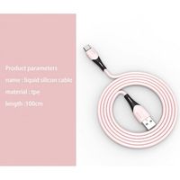 Câble de charge rapide Type C, synchronisation des données, 1m, 2m, 3m, silicone liquide dessin animé, 100W, sans fil, durable, pour téléphone mobile Android