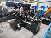 Sierra de Cinta Horizontal Metálica con Certificación CE, Máquina de Corte Automática CNC, Tensión Hidráulica, Alta Productividad, Modelo GS330, Fabricada en China
