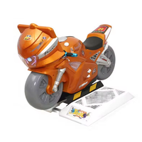 Machine de jeu vidéo d'arcade de course de motos de luxe pour enfants, à monnayeur