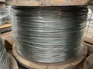 Câble métallique galvanisé 1x7 1,5 mm, câble métallique en acier, câble en acier, câble de haute qualité, fabrication - Product Image 2